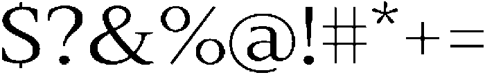 Slingera Expanded otf (400) Font OTHER CHARS