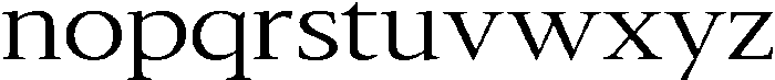 Slingera Expanded otf (400) Font LOWERCASE