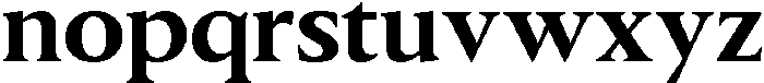 Slingera Extra Bold otf (700) Font LOWERCASE
