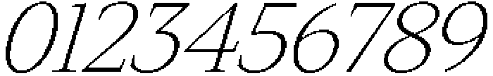 Slingera Extra Light Italic otf (200) Font OTHER CHARS
