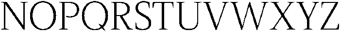 Slingera Light Condensed otf (300) Font UPPERCASE