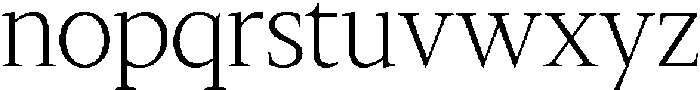 Slingera Light Condensed otf (300) Font LOWERCASE