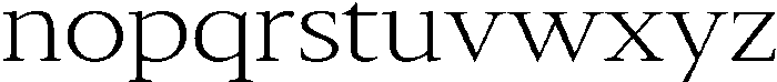 Slingera Light Expanded otf (300) Font LOWERCASE