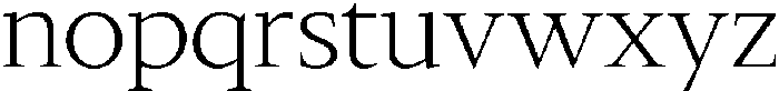 Slingera Light otf (300) Font LOWERCASE