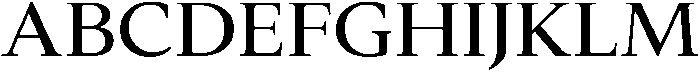 Slingera Medium Expanded otf (500) Font UPPERCASE