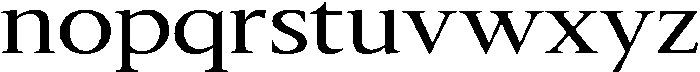 Slingera Medium Expanded otf (500) Font LOWERCASE