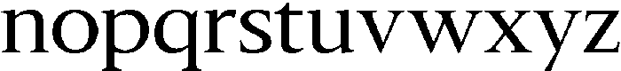 Slingera Medium otf (500) Font LOWERCASE
