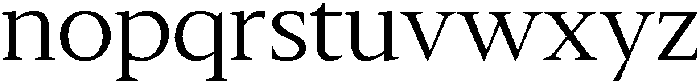 Slingera Regular otf (400) Font LOWERCASE