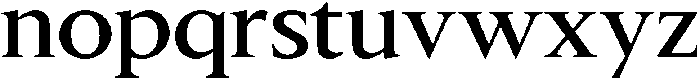 Slingera Semi Bold otf (600) Font LOWERCASE