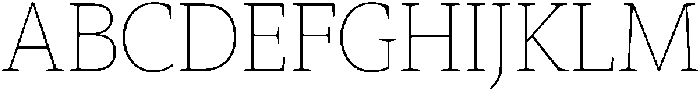 Slingera Thin Condensed otf (100) Font UPPERCASE