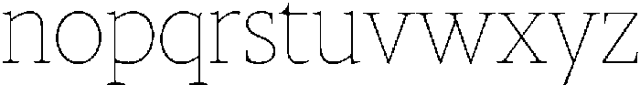 Slingera Thin Condensed otf (100) Font LOWERCASE