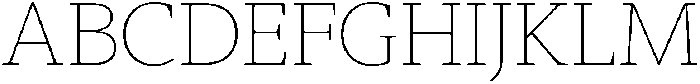 Slingera Thin otf (100) Font UPPERCASE