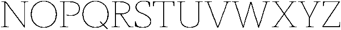 Slingera Thin otf (100) Font UPPERCASE