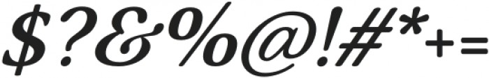 Slippery Medium Italic otf (500) Font OTHER CHARS