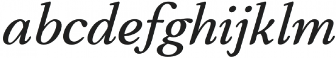 Slippery Medium Italic otf (500) Font LOWERCASE