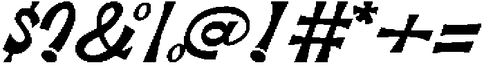 Sliptire Regular otf (400) Font OTHER CHARS