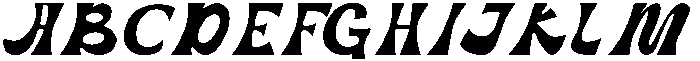 Sliptire Regular otf (400) Font UPPERCASE