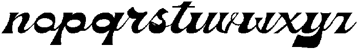 Sliptire Regular otf (400) Font LOWERCASE