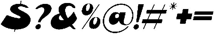 Slito Oblique otf (400) Font OTHER CHARS