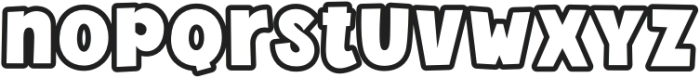 Slow Living Club Outline otf (400) Font LOWERCASE