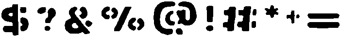 Slow Riot Bold otf (700) Font OTHER CHARS