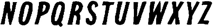 Slow Riot Italic otf (400) Font LOWERCASE