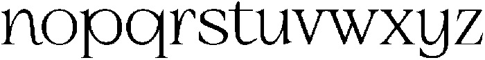 Slowdate Regular otf (400) Font LOWERCASE