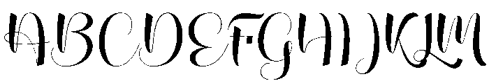 Slowly Regular otf (400) Font UPPERCASE
