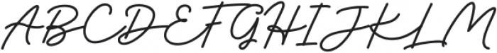 Slowly Signature Regular ttf (400) Font UPPERCASE