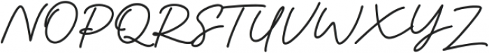 Slowly Signature Regular ttf (400) Font UPPERCASE
