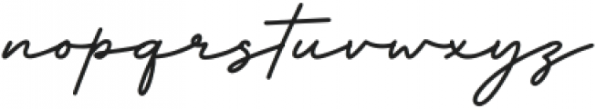 Slowly Signature Regular ttf (400) Font LOWERCASE