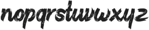 Sludgy Brush Regular otf (400) Font LOWERCASE