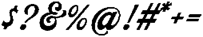 SluggerUnion-Regular otf (400) Font OTHER CHARS