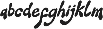 Slushy Delight Italic otf (300) Font LOWERCASE