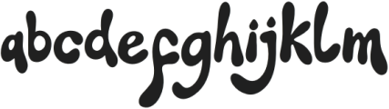 Slushy Delight otf (300) Font LOWERCASE