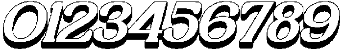 Slyzhee 3D Oblique otf (400) Font OTHER CHARS