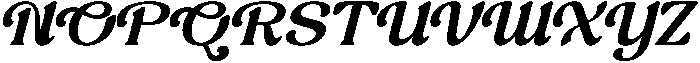 Slyzhee Oblique otf (400) Font UPPERCASE