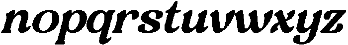 Slyzhee Oblique otf (400) Font LOWERCASE