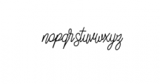 Slainte Script.otf Font LOWERCASE