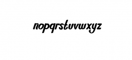 SlamMonkey.OTF Font LOWERCASE