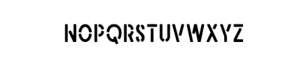 Slash.otf Font UPPERCASE