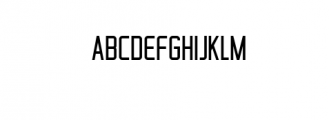 SlimSenior - True Type Font Font UPPERCASE