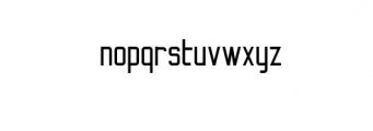 SlimSenior - True Type Font Font LOWERCASE