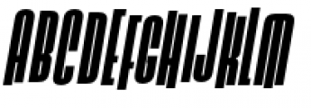 Slack Casual Bold Italic Font UPPERCASE