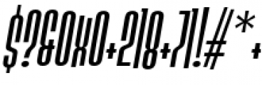 Slack Casual Medium Italic Font OTHER CHARS