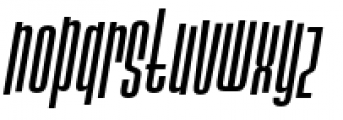 Slack Casual Medium Italic Font LOWERCASE