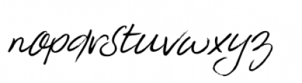 Slivowitz Extra Italic Font LOWERCASE