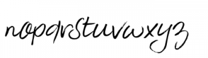 Slivowitz Italic Font LOWERCASE