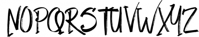 Slatter - Handbrush Typeface Font UPPERCASE