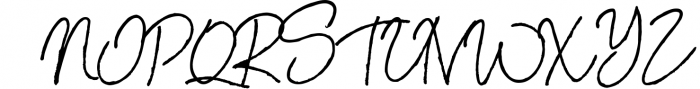 Sleeping WIld Signature Font UPPERCASE